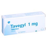Produktabbildung: Tavegyl 1 mg Tabletten - Reimport 50 St