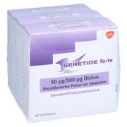 SERETIDE forte 50 µg/500 µg Diskus Einzeld.Inh.-P. 3X60 St