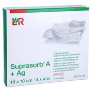 Suprasorb A+Ag Antimik.cal.alginat Kompr 10 St