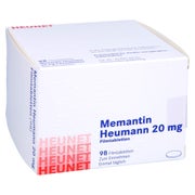 MEMANTIN Heumann 20 mg Filmtabletten Heunet 98 St