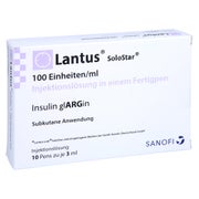 LANTUS 100 E/ml SoloStar Inj.-Lsg.i.e.Fertigpen 10X3 ml