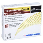 TESTOSTERON Depot PANPHARMA 250 mg/ml Inj.-L.Amp. 5X1 ml