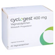 Cyclogest 400 mg Vaginalzäpfchen 45 St