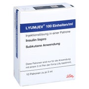 LYUMJEV 100 E/ml Injektionslösung i.e.Patrone 3 ml 10X3 ml