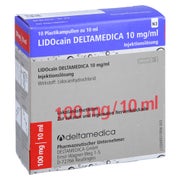 LIDOCAIN DELTAMEDICA 10 mg/ml Inj.-Lsg.Plastikamp. 10X10 ml