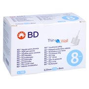 BD THIN Wall Pen-Nadeln 0,25 31 Gx8 mm 100 St