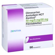 OLMESARTAN Amlodipin HCT Zentiva 40/5/25 mg FTA 98 St