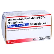 OLMESARTAN/Amlodipin/HCT-ratio 40/10/25 mg FTA 98 St