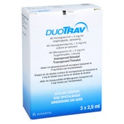 DUOTRAV 40 Mikrogramm/ml + 5 mg/ml Augentropfen 3X2,5 ml