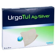 Produktabbildung: Urgotül Silver 5x5 cm Wundgaze 10 St