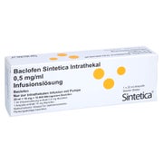 BACLOFEN Sintetica Intrathekal 0,5mg/ml Inf.-L.Amp 1X20 ml