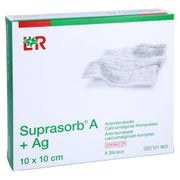 Suprasorb A+Ag Antimik.cal.alginat Kompr 8 St