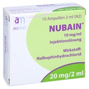 Nubain 10 Mg/ml Injektionslösung 10X2 ml