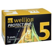 Wellion Protect Pro Safety Pen-needles 30 G 5 Mm 100 St