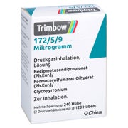 TRIMBOW 172 µg/5 µg/9 µg 120 Hub Druckgasinhalat. 2 St