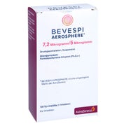 BEVESPI Aerosphere 7,2 µg/5 µg Dru.Gasinh.120Hub 1 St