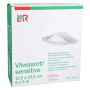 Vliwasorb Sensitive 12,5x12,5 cm superab 10 St