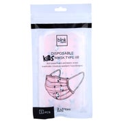 BLNK Disposable Kids Mask Type IIR pink 5 St