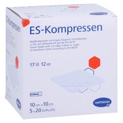 Es-kompressen Steril 10x10 cm Großpackun 5X20 St
