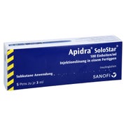 APIDRA 100 E/ml SoloStar Inj.-Lsg.i.e.Fertigpen 5X3 ml