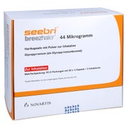 SEEBRI Breezhaler 44 Mikrogramm Hartk.m.Plv.z.Inh. 3X30 St