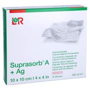 Suprasorb A+Ag Antimik.cal.alginat Kompr 10 St