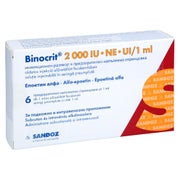 BINOCRIT 2.000 I.E./1 ml Inj.-Lsg.i.e.Fertigspr. 6X1 ml