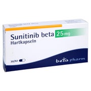 Sunitinib beta 25 mg Hartkapseln 30 St
