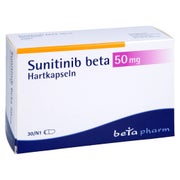 Sunitinib beta 50 mg Hartkapseln 30 St
