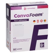 Convafoam Schaumverband Nicht-adhäsiv 10x10 Cm 10 St