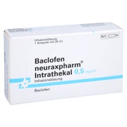 BACLOFEN neurax.Intrathek.0,5mg/ml Inf.-L.Amp.10mg 20 ml