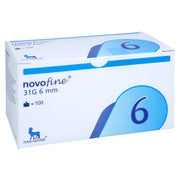 Novofine Nadeln 31 G 0,25x6 mm 100 St