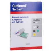 Cutimed Sorbact Gel Kompressen 15x20 cm 6 St