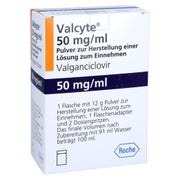 VALCYTE 50 mg/ml Plv.z.Her.e.Lsg.z.Einnehmen 100 ml