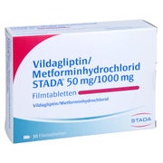 VILDAGLIPTIN/Metformin STADA 50 mg/1000 mg Filmtab 30 St