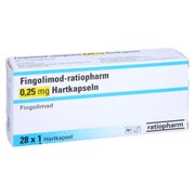 FINGOLIMOD-ratiopharm 0,25 mg Hartkapseln 28 St