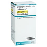 SITAGLIPTIN/Metformin-ratiopharm 50mg/850mg FTA 196 St