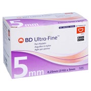 Bd Ultra-fine Pen-nadeln 5 Mm 31 G 0.25 Mm 105 St