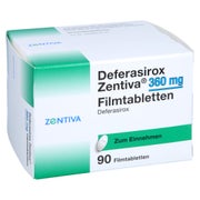 DEFERASIROX Zentiva 360 mg Filmtabletten 90 St