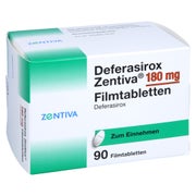 DEFERASIROX Zentiva 180 mg Filmtabletten 90 St