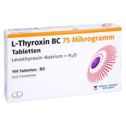 L-thyroxin BC 75 Mikrogramm Tabletten 100 St