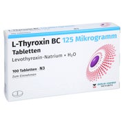 L-thyroxin BC 125 Mikrogramm Tabletten 100 St
