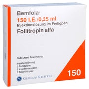 BEMFOLA 150 I.E./0,25 ml Inj.-Lsg.i.e.Fertigpen 5 St
