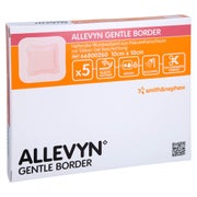 Allevyn Gentle Border 10x10 Cm Schaumverb. 5 St