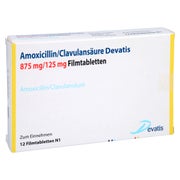 AMOXICILLIN/Clavulansäure Devatis 875mg/125mg FTA 12 St
