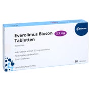 Everolimus Biocon 2,5 mg Tabletten 30 St