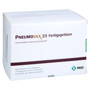 PNEUMOVAX 23 Inj.L.i.e.Fertigspr.+2 beigef.Kanülen 10X0,5 ml