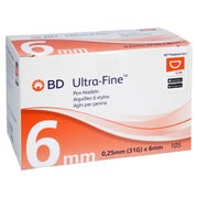 Bd Ultra-fine Pen-nadeln 6 Mm 31 G 0.25 Mm 105 St