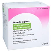 SERROFLO Ciphaler 50 µg/250 µg einzeldos.Inh.-Plv. 180 St