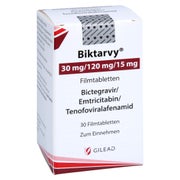 Biktarvy 30 Mg/120 mg/15 mg Filmtablette 30 St